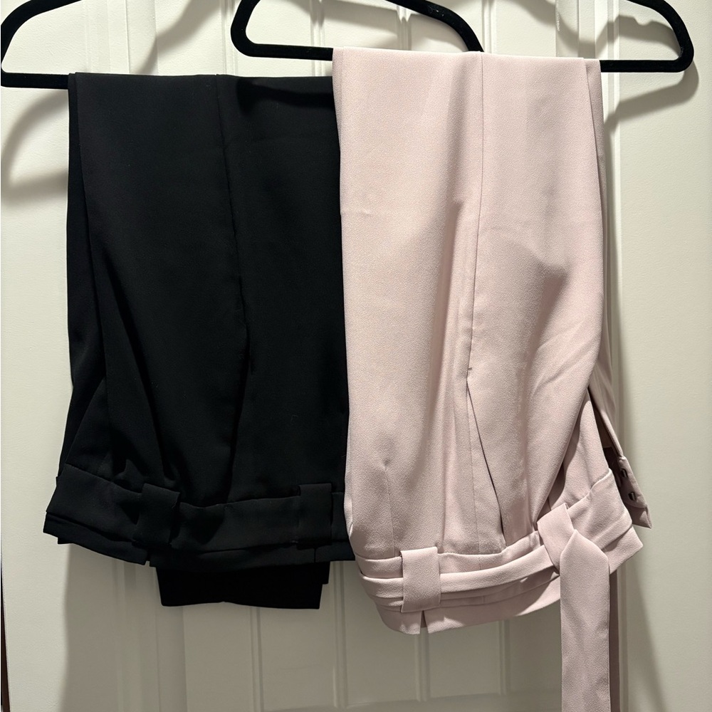 Express Black and Pink Women's Pants